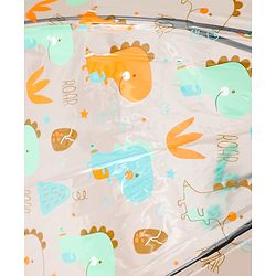 Babyhug Free Size Dino Printed Umbrella - Green