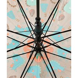 Babyhug Free Size Dino Printed Umbrella - Green
