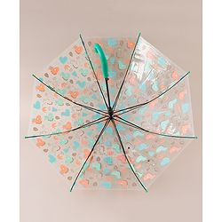 Babyhug Free Size Dino Printed Umbrella - Green