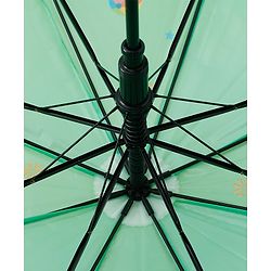 Babyhug Free Size Elephant Printed Umbrella - Light Green