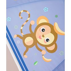Babyhug Free Size Monkey Printed Umbrella - Purple