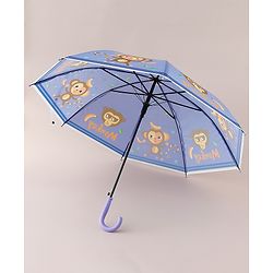Babyhug Free Size Monkey Printed Umbrella - Purple