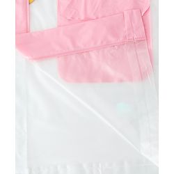 Babyhug Full Sleeves Raincoat With Unicorn Print - Pink