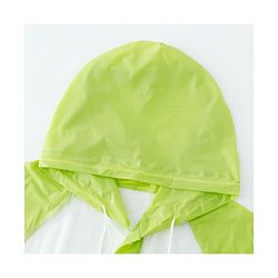 Babyhug Full Sleeves Raincoat With Dino Print - Green