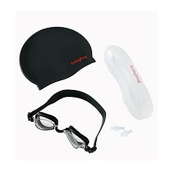 Babyhug Free Size Swimming Set - Black