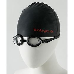 Babyhug Free Size Swimming Set - Black