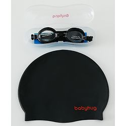 Babyhug Free Size Swimming Set - Black