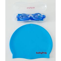 Babyhug Free Size Swimming Set - Black