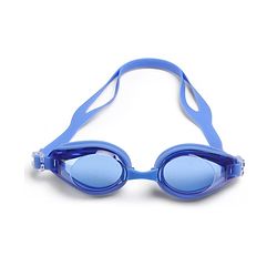 Babyhug Swimming Goggles and Cap Set with Adjustable Fit- Blue
