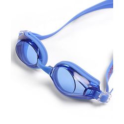 Babyhug Swimming Goggles and Cap Set with Adjustable Fit- Blue