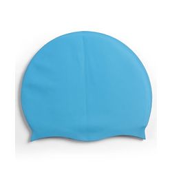 Babyhug Swimming Goggles and Cap Set with Adjustable Fit- Blue