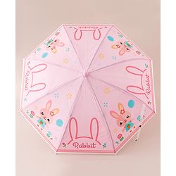 Babyhug Free Size Bunny Printed Umbrella - Pink