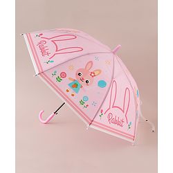 Babyhug Free Size Bunny Printed Umbrella - Pink