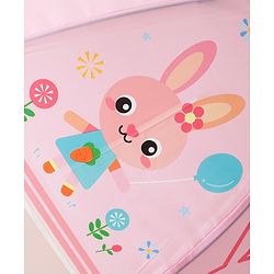 Babyhug Free Size Bunny Printed Umbrella - Pink