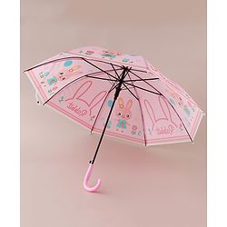 Babyhug Free Size Bunny Printed Umbrella - Pink