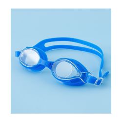 Babyhug Free Size Solid Swimming Goggles - Blue
