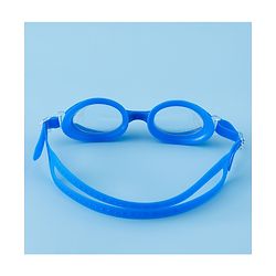 Babyhug Free Size Solid Swimming Goggles - Blue
