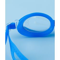 Babyhug Free Size Solid Swimming Goggles - Blue