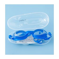 Babyhug Free Size Solid Swimming Goggles - Blue