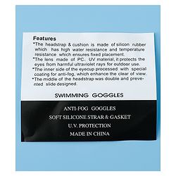Babyhug Free Size Solid Swimming Goggles - Blue