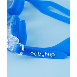 Babyhug Free Size Solid Swimming Goggles - Blue