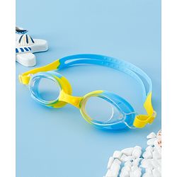 Babyhug Free Size Solid Swimming Goggles - Blue