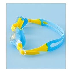 Babyhug Free Size Solid Swimming Goggles - Blue