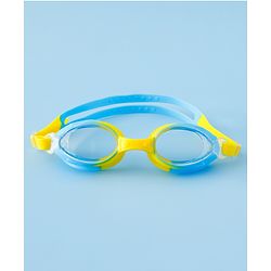 Babyhug Free Size Solid Swimming Goggles - Blue