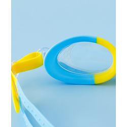 Babyhug Free Size Solid Swimming Goggles - Blue