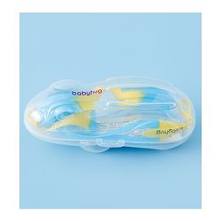 Babyhug Free Size Solid Swimming Goggles - Blue
