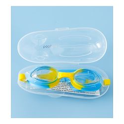 Babyhug Free Size Solid Swimming Goggles - Blue