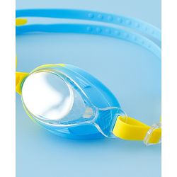 Babyhug Free Size Solid Swimming Goggles - Blue