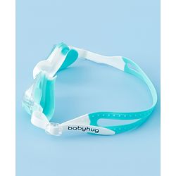 Babyhug Free Size Solid Swimming Goggles - Blue