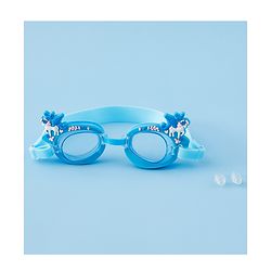 Babyhug Swimming Goggles With Unicorn Applique - Blue