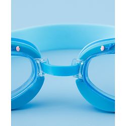 Babyhug Swimming Goggles With Unicorn Applique - Blue