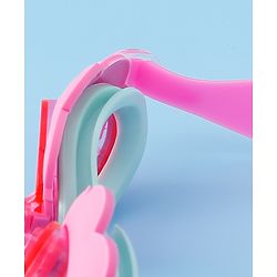Babyhug Swimming Goggles With Floral Applique - Pink