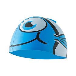Babyhug Fish Shaped Swimming Cap Free Size - Blue