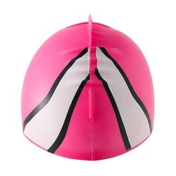 Babyhug Swimming Cap With Fish Print - Dark Pink