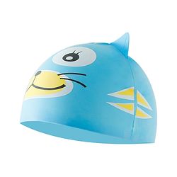 Babyhug Fish Shaped Swimming Cap Free Size - Blue
