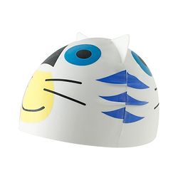Babyhug Fish Shaped Swimming Cap Free Size - White