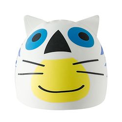Babyhug Fish Shaped Swimming Cap Free Size - White