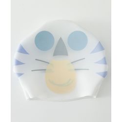 Babyhug Fish Shaped Swimming Cap Free Size - White