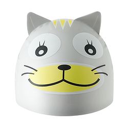 Babyhug Fish Shaped Swimming Cap Free Size - Grey