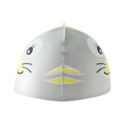 Babyhug Fish Shaped Swimming Cap Free Size - Grey