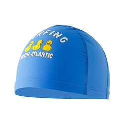 Babyhug Swimming Cap With Duck Print - Blue