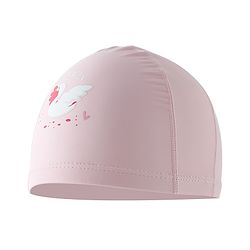 Babyhug Swimming Cap With Swan Print - Pink