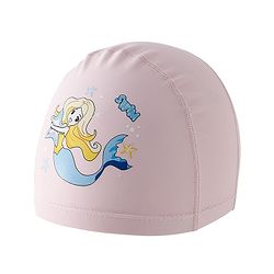 Babyhug Swimming Cap With Mermaid Print - Pink