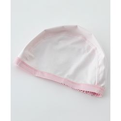 Babyhug Swimming Cap With Mermaid Print - Pink
