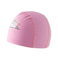 Babyhug Swimming Cap With Bunny Print - Pink