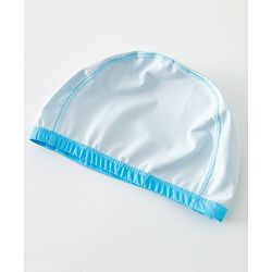Babyhug Swimming Cap With Penguin Print - Blue